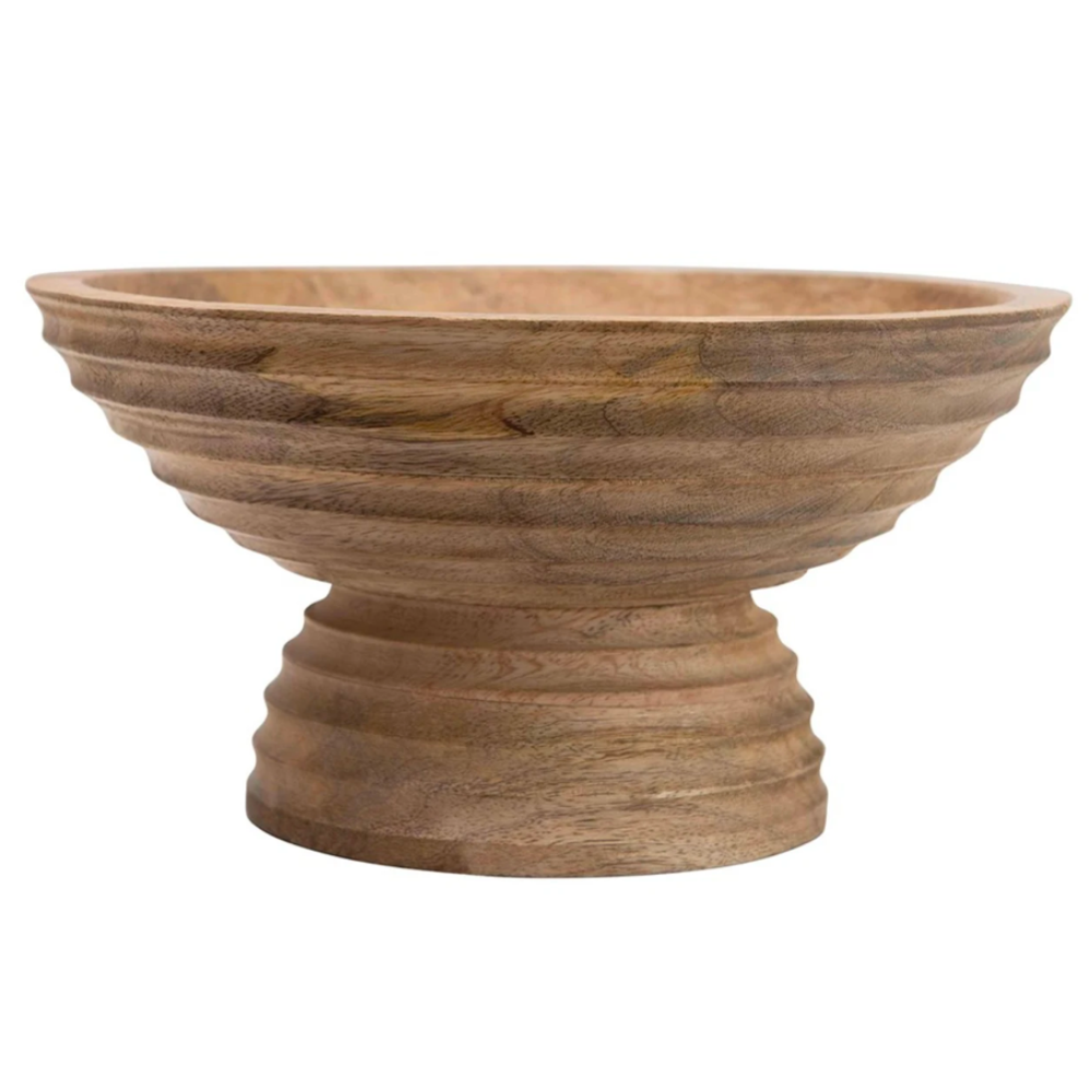 Ridged Footed Bowl
