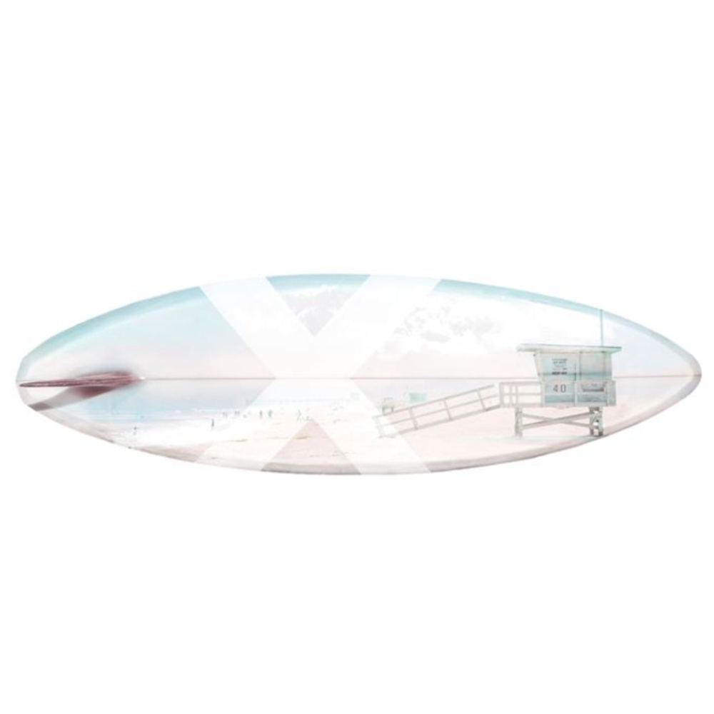 Acrylic Surfboard - Lifeguard Station