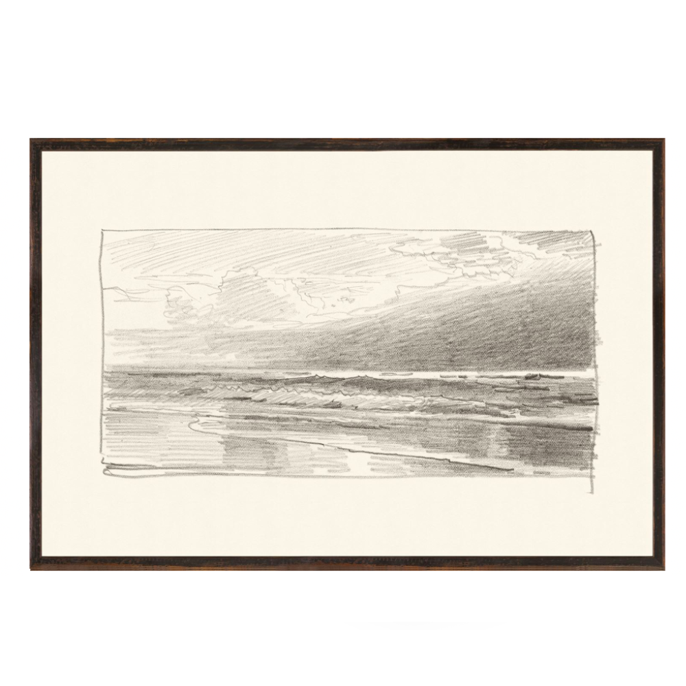 Graphite Seascape I