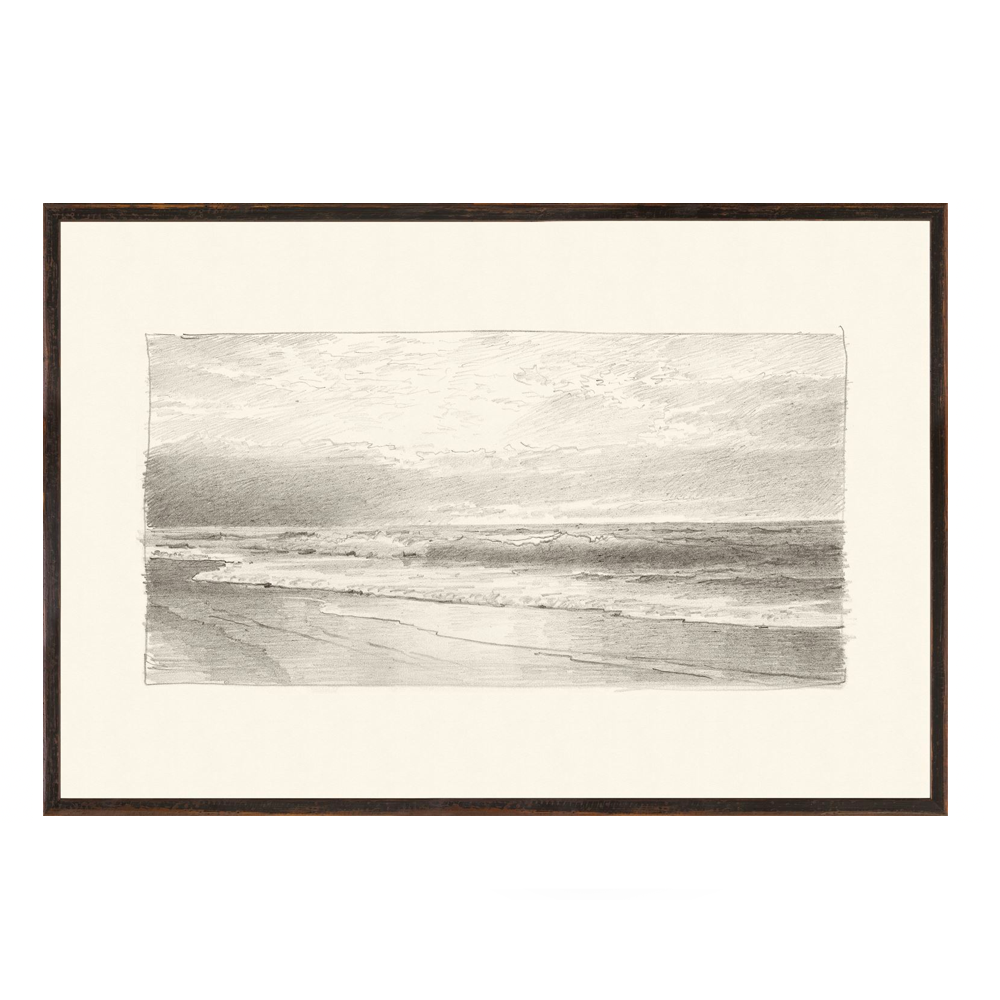 Graphite Seascape II
