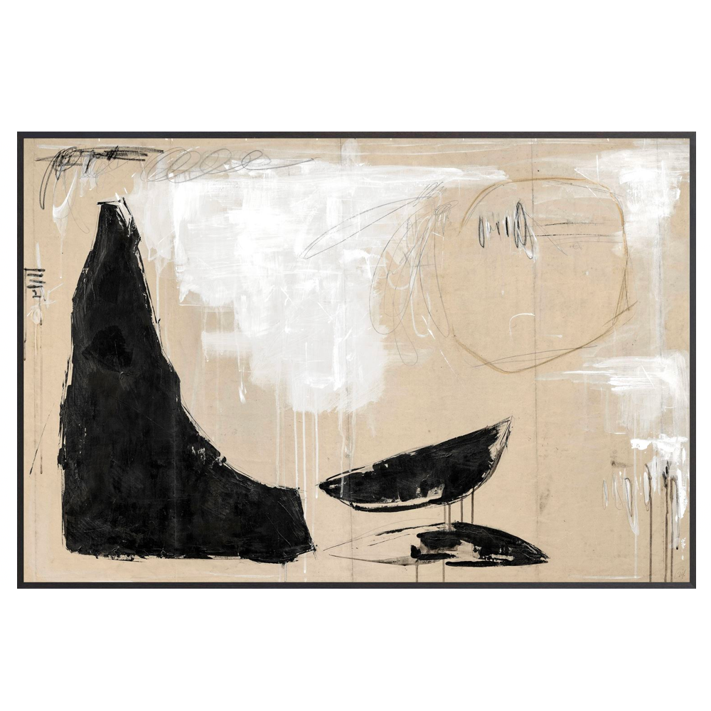 Mid-Trebuchet - Framed Canvas