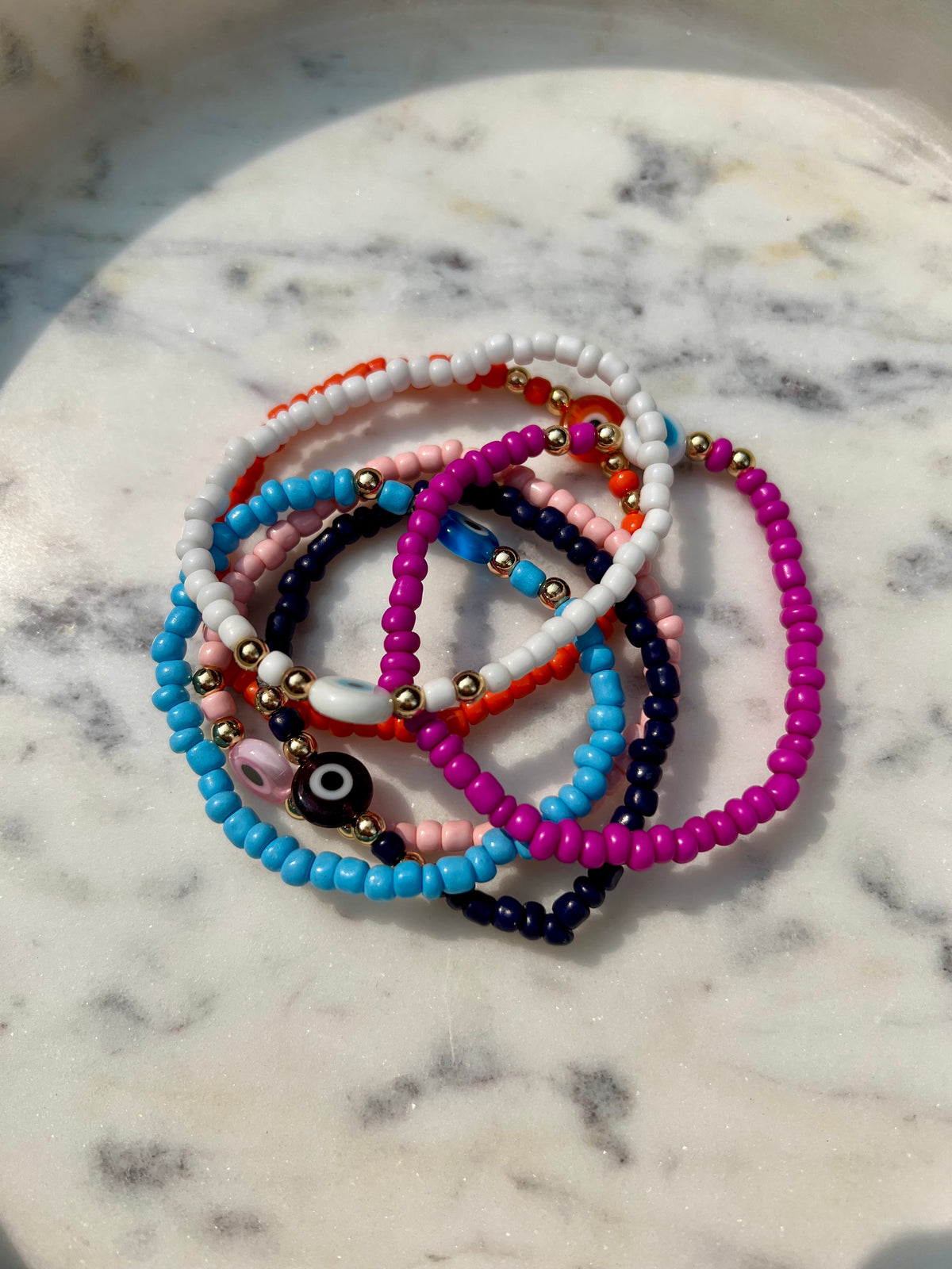 Colourful Evil Eye Bracelet