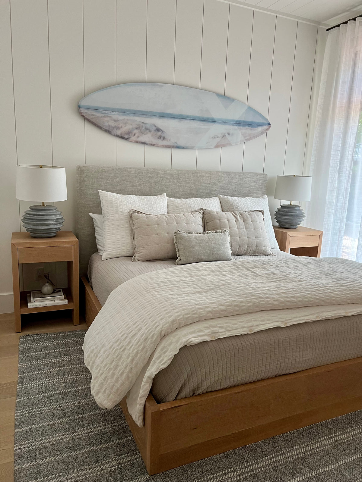 Acrylic Surfboard - Beach View