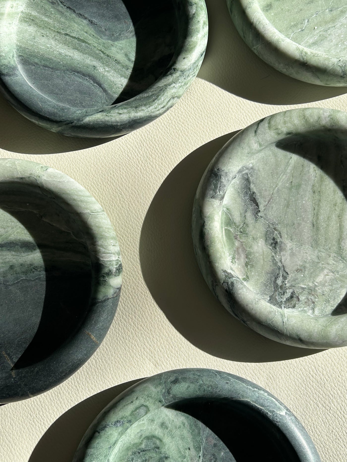 Raggio Verde Marble Round Catchall