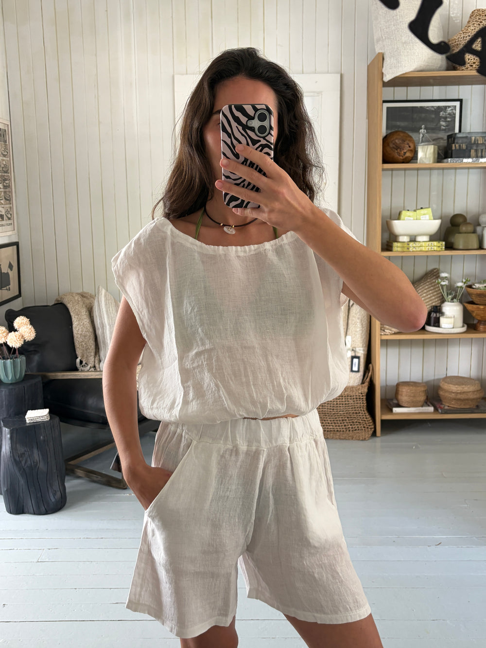 Panna Linen Shorts