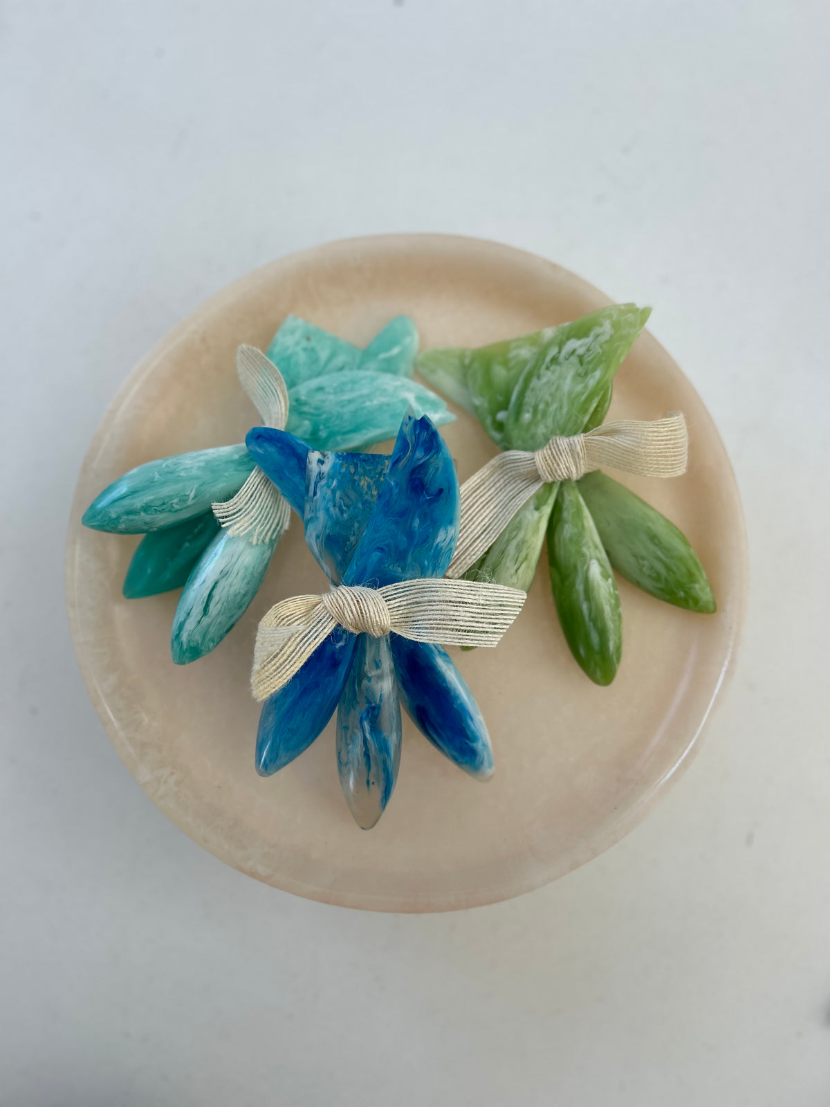 Resin Cheese Knives Set - Green