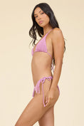 Load image into Gallery viewer, Krinkle Triangle Tie Set - Mauve and Gold
