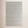 Load image into Gallery viewer, Geometric Wool Area Rug in Off-White/Grey 9x12
