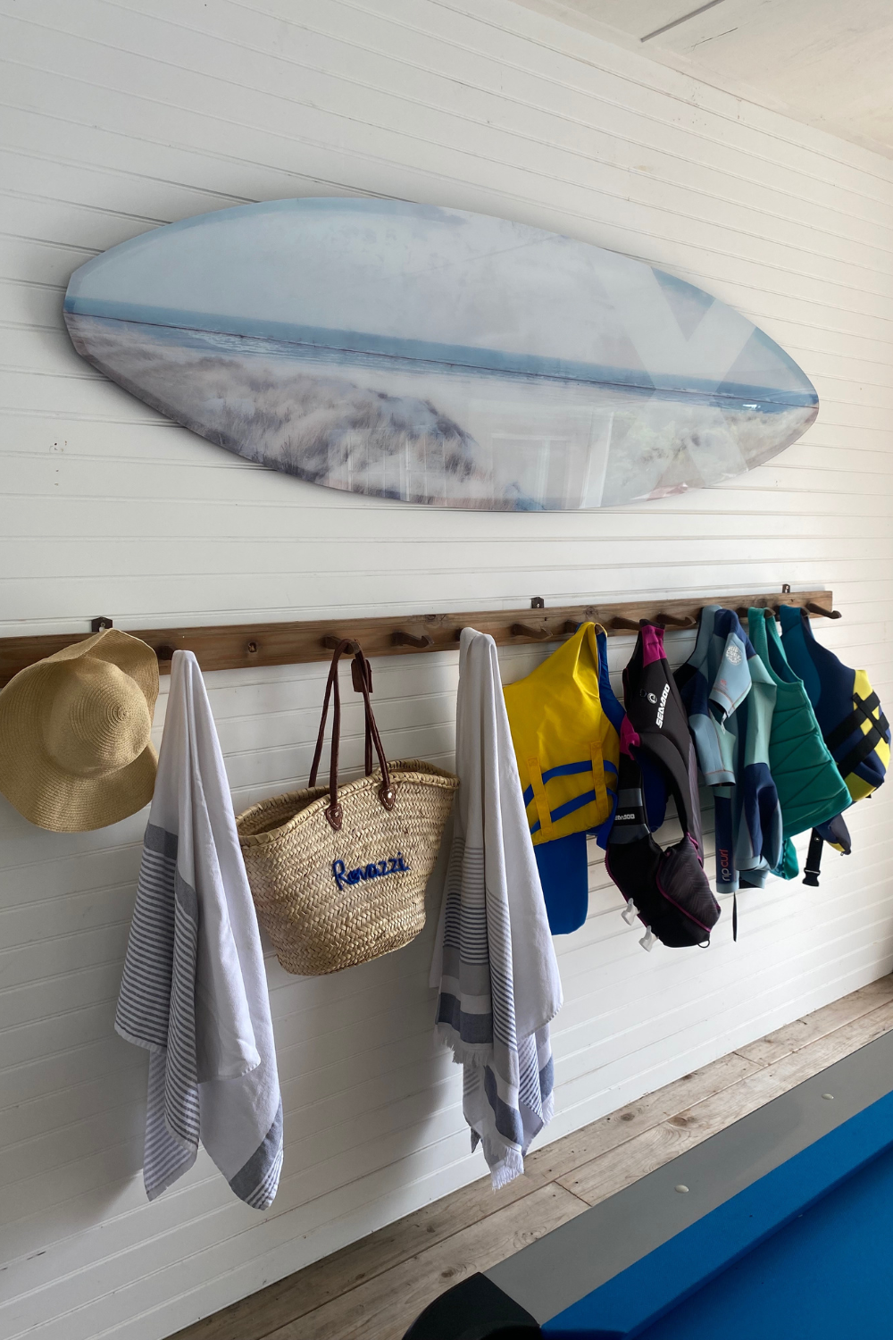 Acrylic Surfboard - Beach View