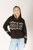 Load image into Gallery viewer, Ranch Fair Isle Zip Hoodie
