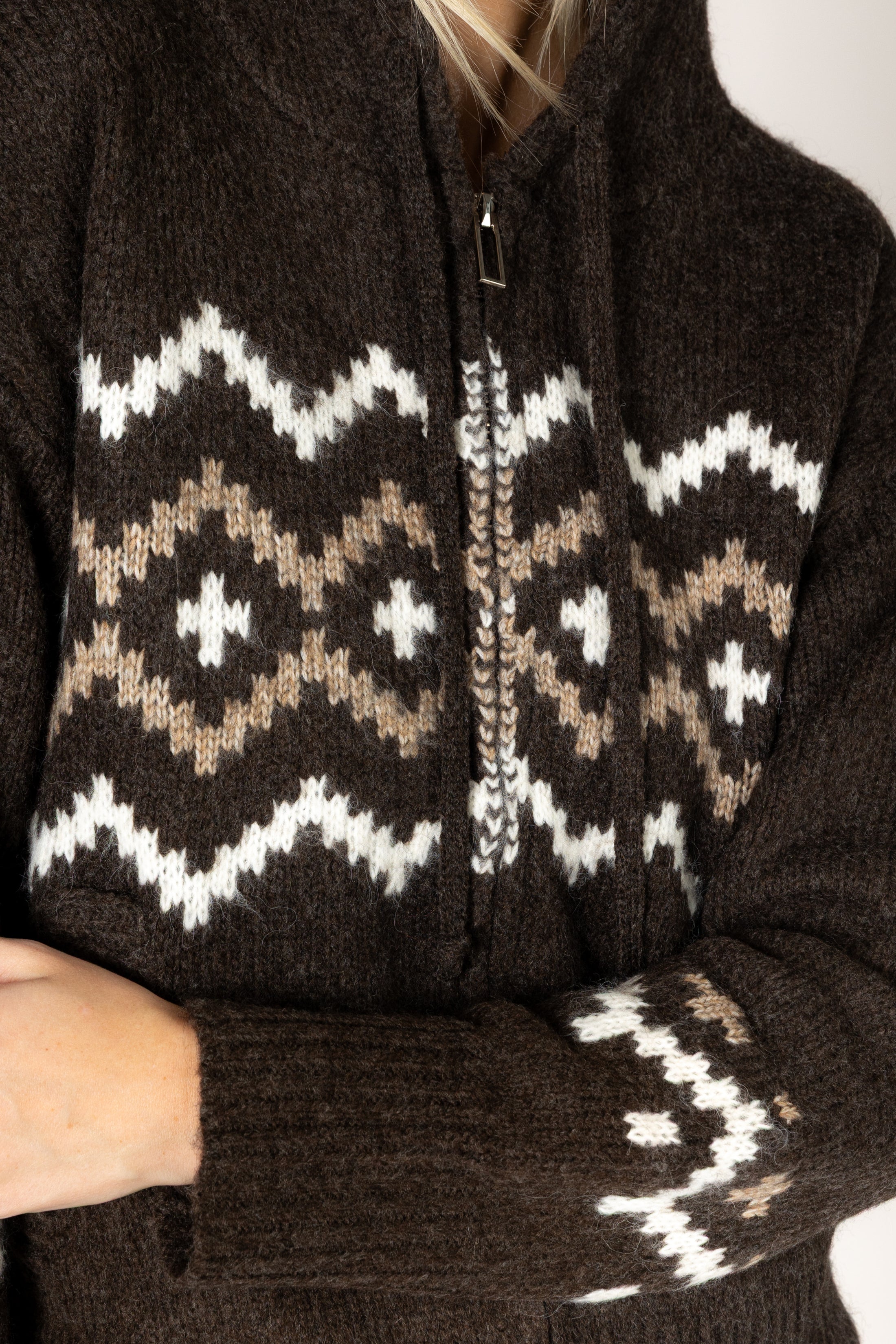 Ranch Fair Isle Zip Hoodie