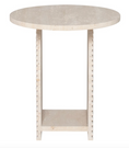 Load image into Gallery viewer, Maya Travertine Side Table
