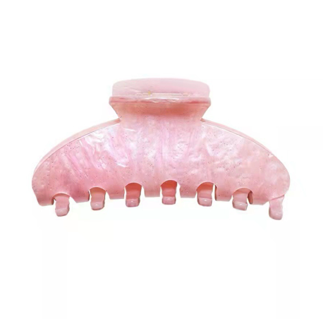 Pink Acetate Hair Clip