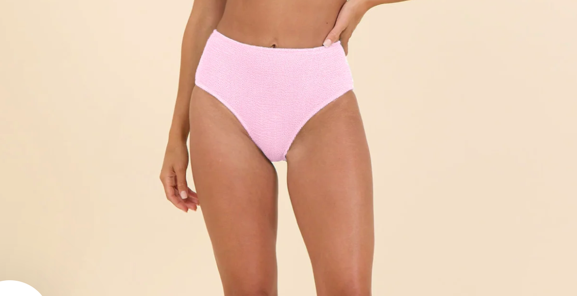 Crinkle Swim - Bubble Gum Pink