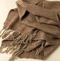 Load image into Gallery viewer, Nomad Linen Silk Throw - Brown
