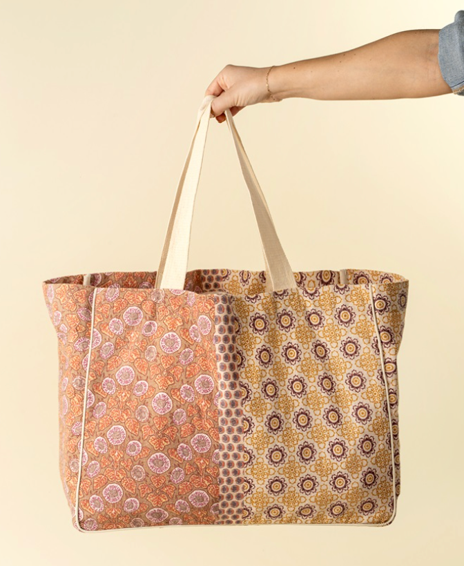 Cleo Market Bag, Peach