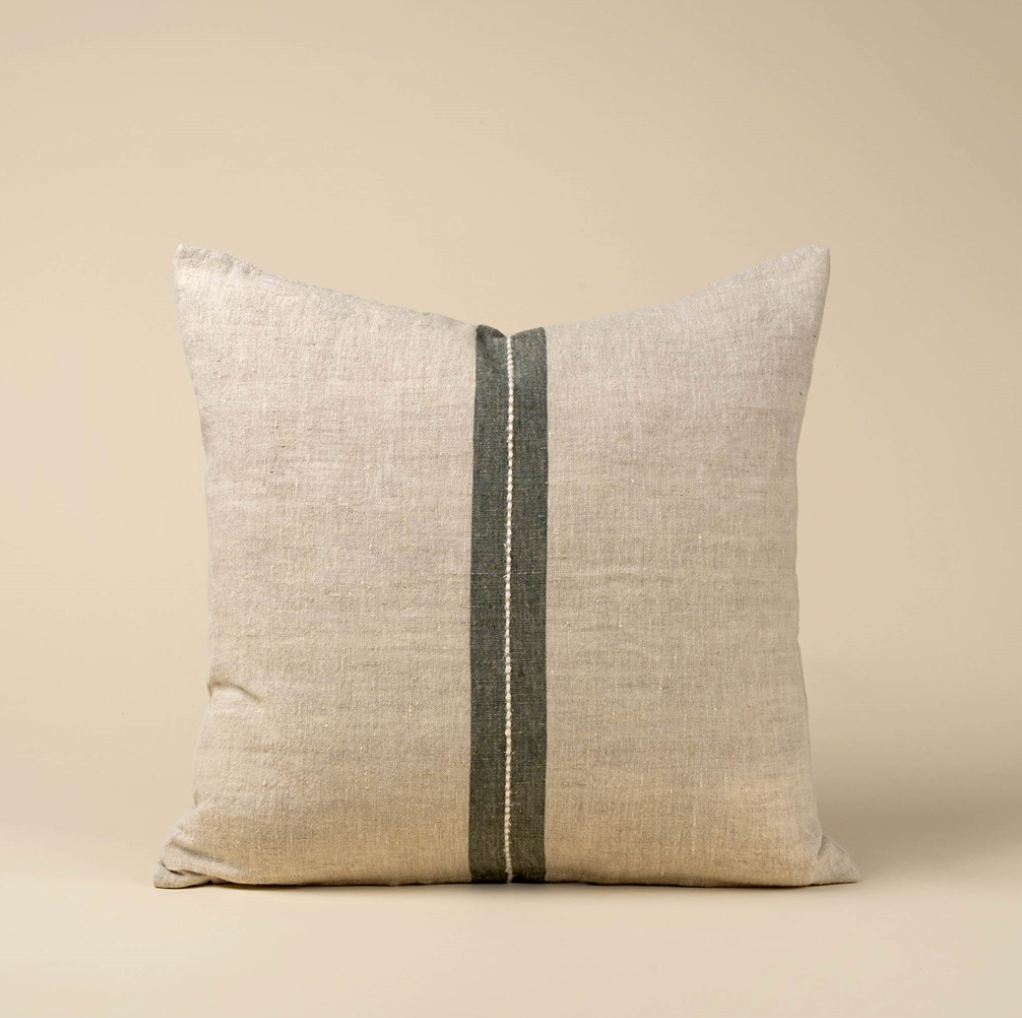Emmett Linen Pillow, Natural
