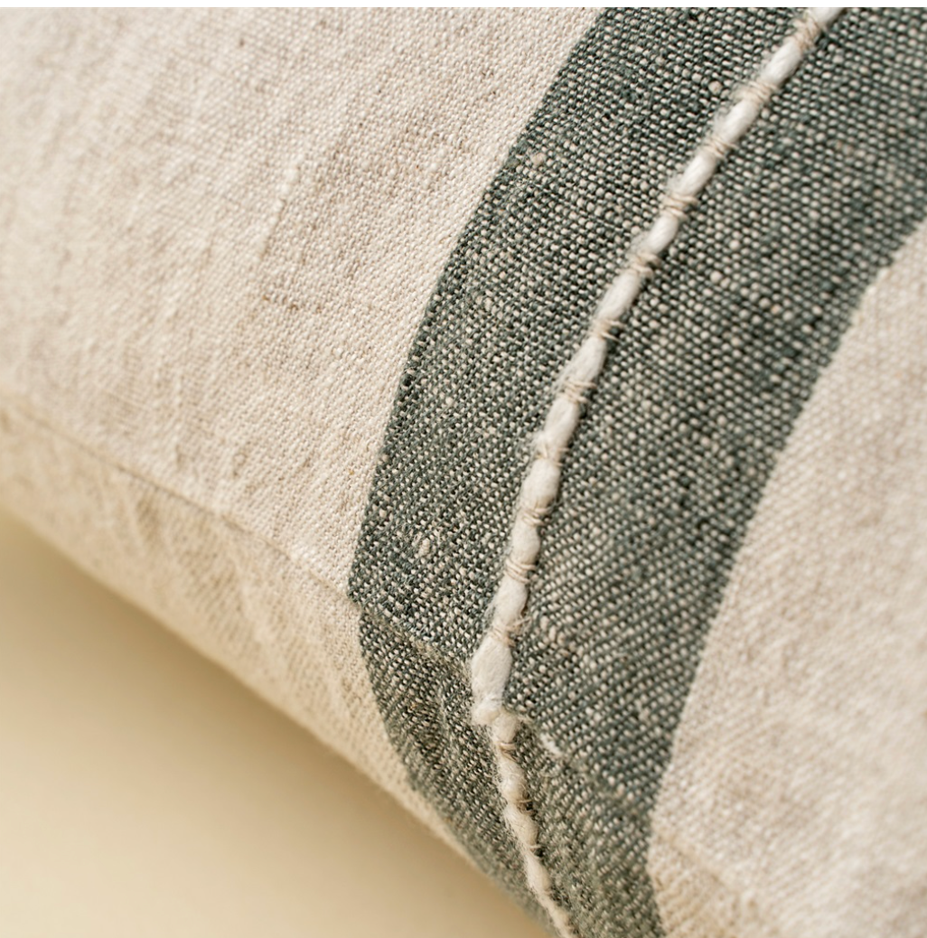 Emmett Linen Pillow, Natural