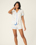Load image into Gallery viewer, Whimsy Parisian Picnic Short PJ Set
