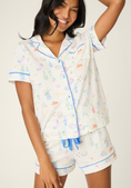 Load image into Gallery viewer, Whimsy Parisian Picnic Short PJ Set
