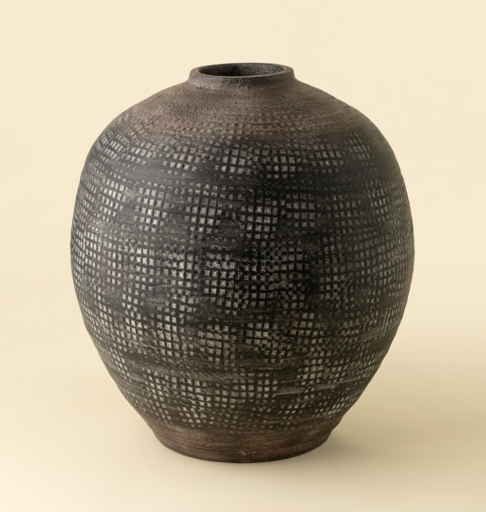 Atlas Terracotta Vase