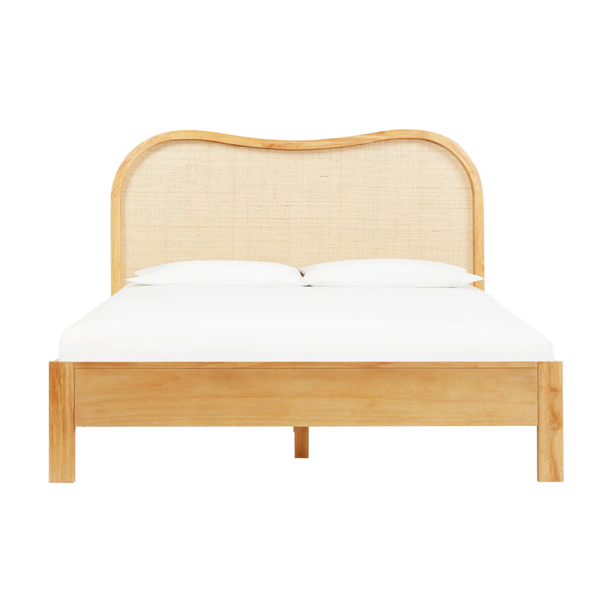 Rattan Wave Bed