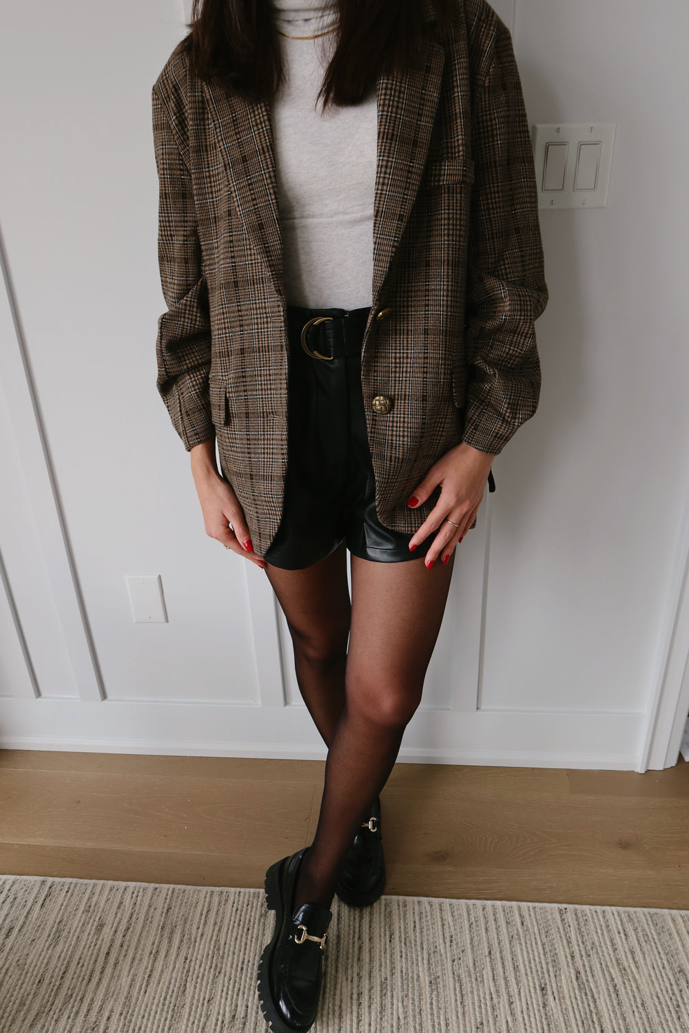 Farron Oversized Ponte Blazer (M)