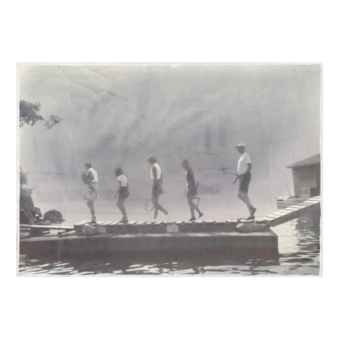 Morning Tennis - Acrylic
