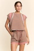 Load image into Gallery viewer, Striped Short Set
