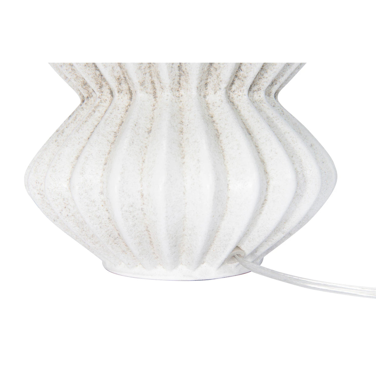 Distressed Table Lamp with Linen Shade