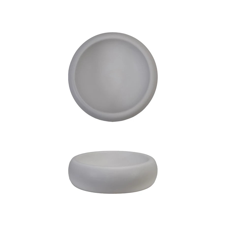 Stoneware Organic Shaped Bowl