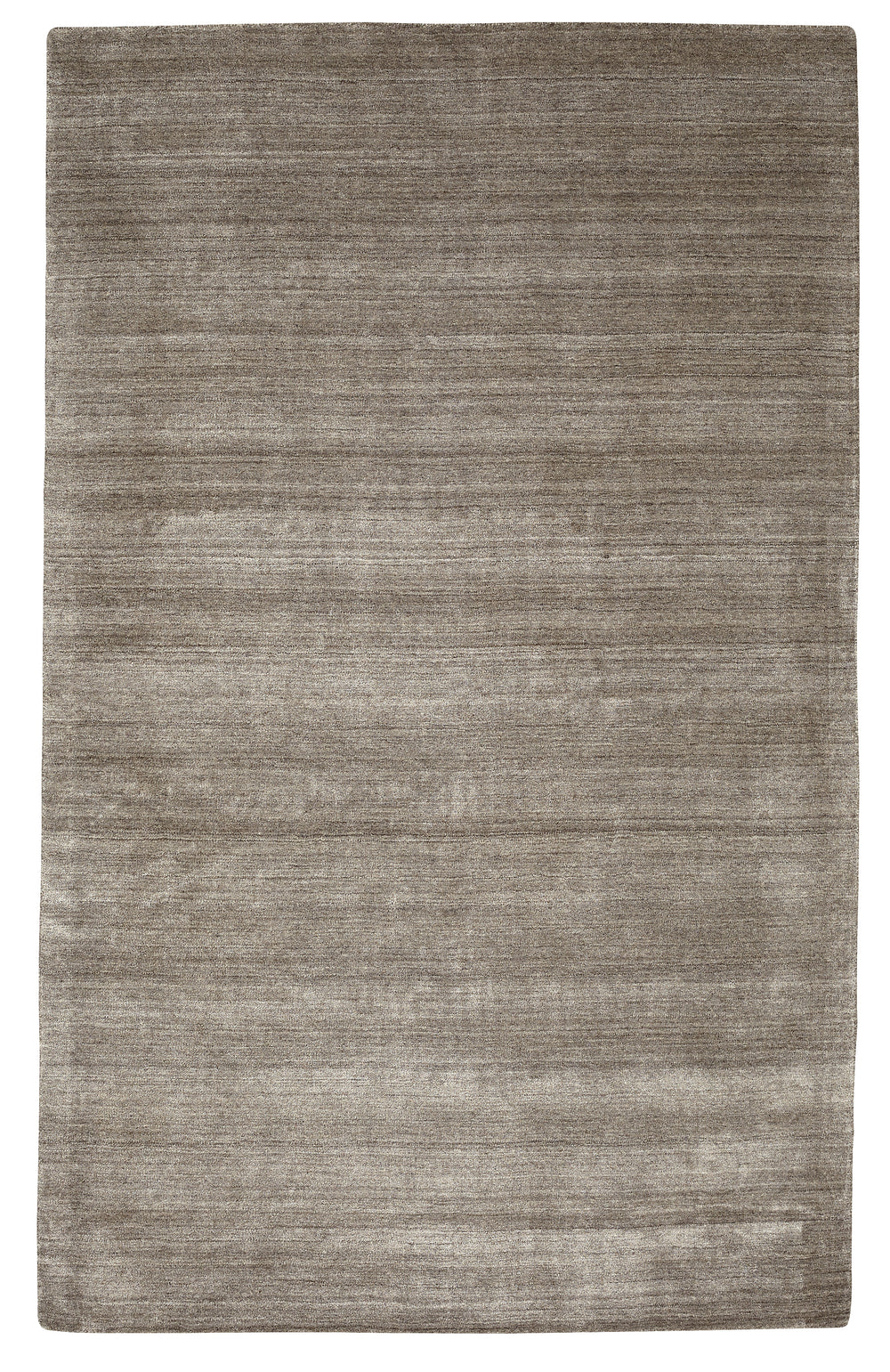 Luxe Hand Loomed Wool Viscose Taupe Rug