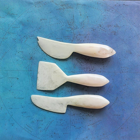 Resin Cheese Knives Set - Ivory