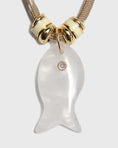 Load image into Gallery viewer, Crystal Quartz Fish Necklace
