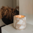 Load image into Gallery viewer, Calacatta Gold Marble Refillable Candle
