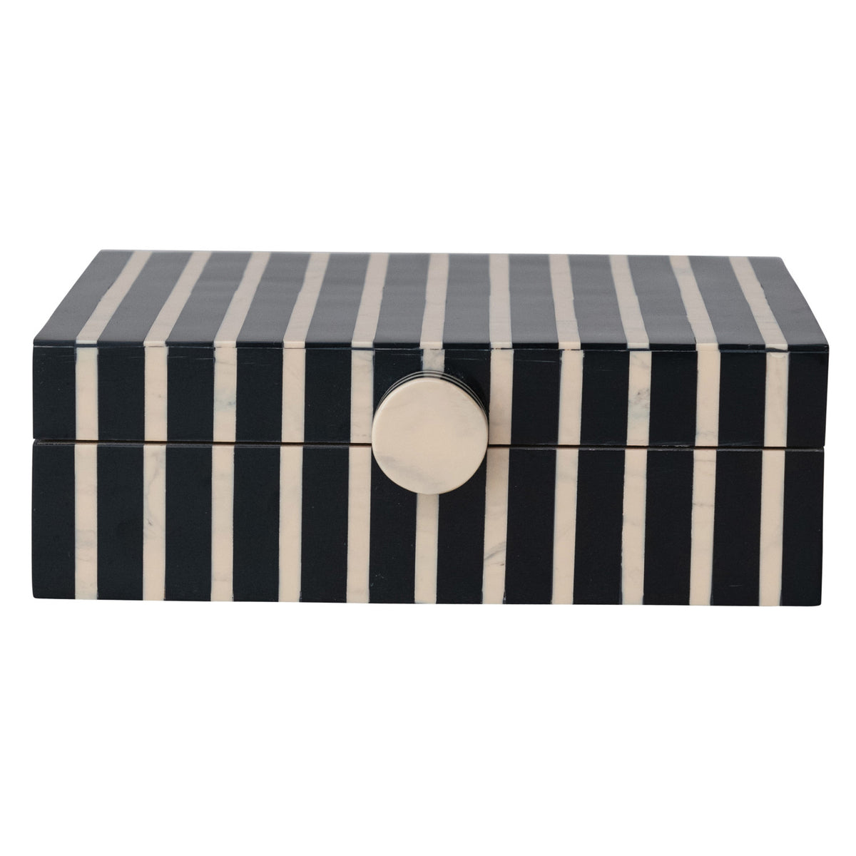 Mango Wood Striped Box