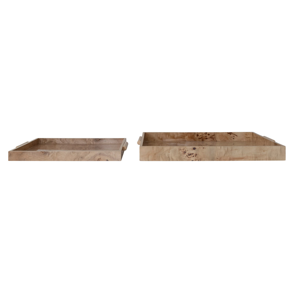 Burl Wood Tray