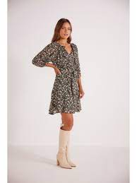 Heather Subtle Floral Mini Dress