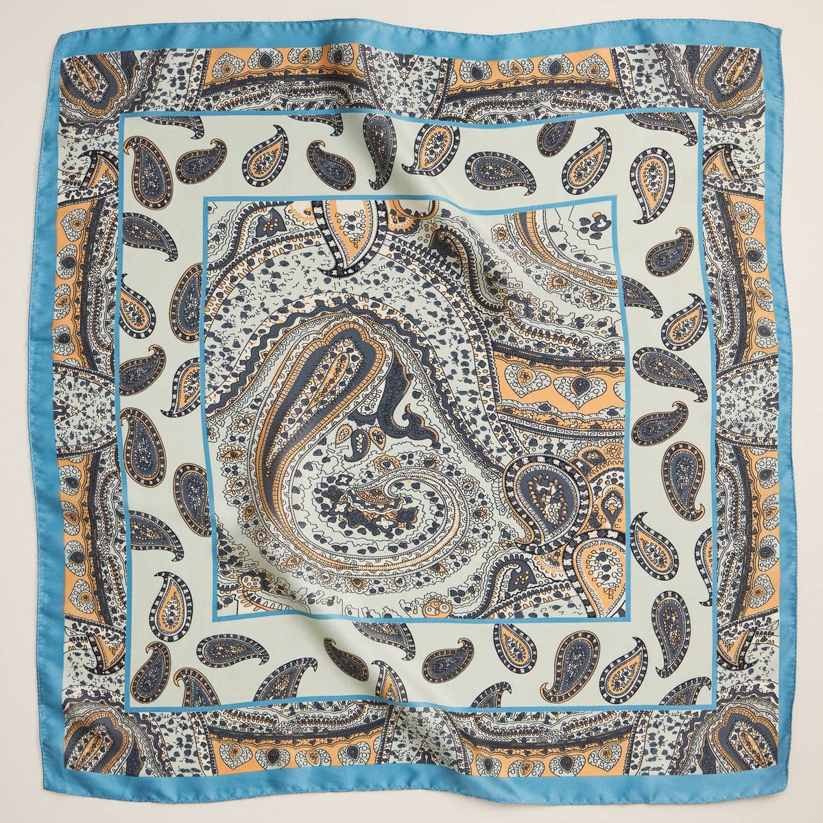 Boho Paisley Square Scarf