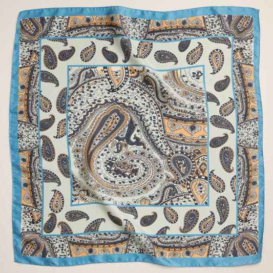 Boho Paisley Square Scarf