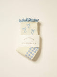 Load image into Gallery viewer, Bow Ruffle Grip Pilates Sock
