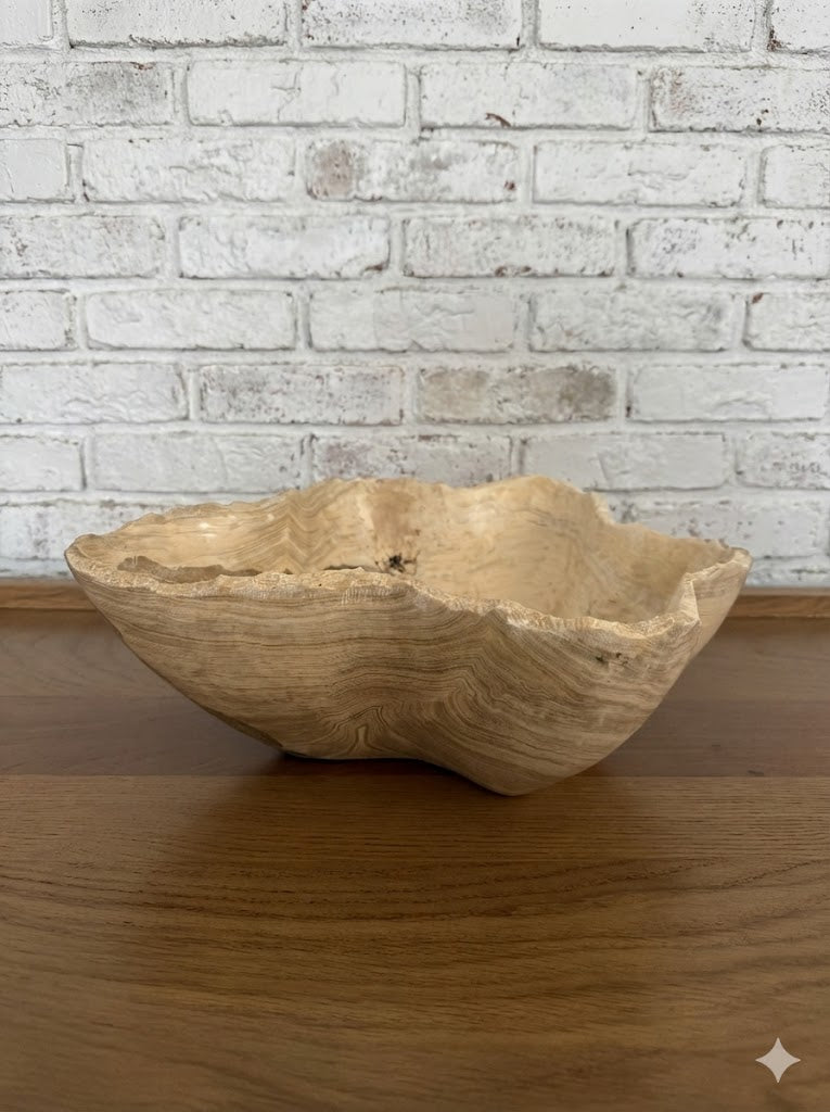 20" Natural Raw Edge Onyx Bowl