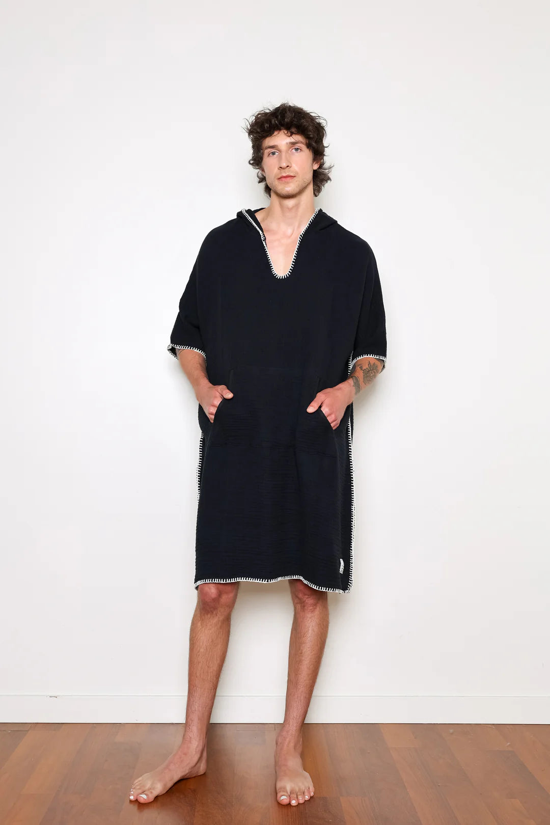 Men's Muslin Surf Poncho