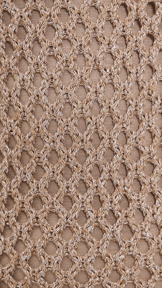 Calabria Shimmer Crochet Dress