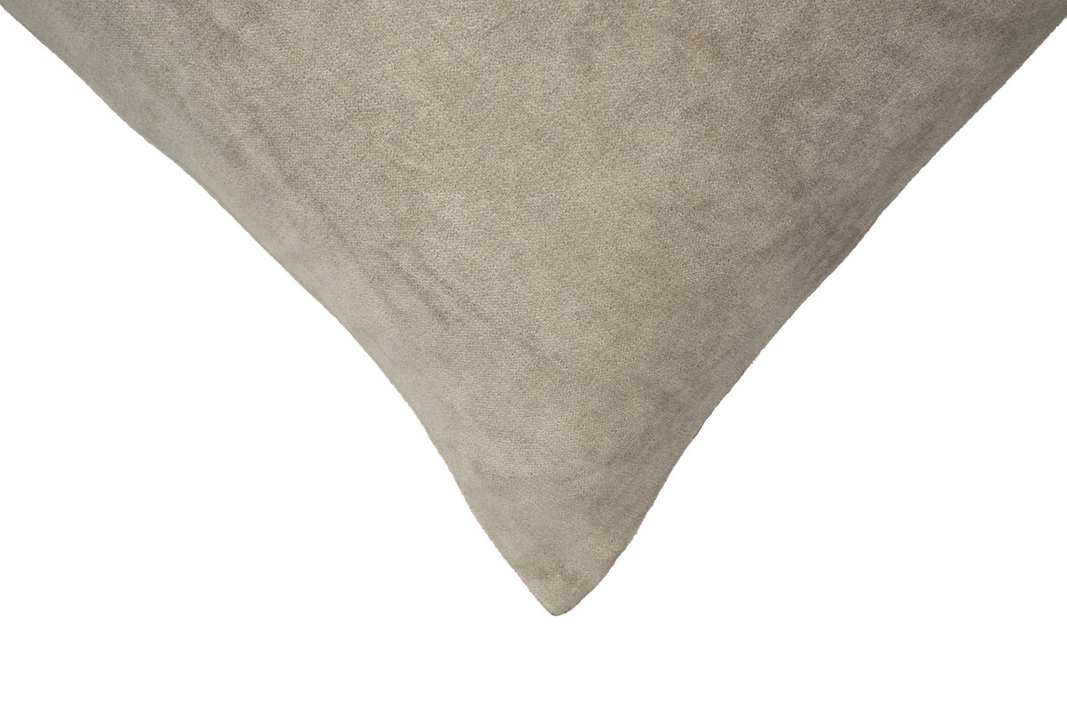 Vera Velvet Pillow - Dove Grey