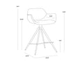 Load image into Gallery viewer, Oliver Swivel Counter Stools
