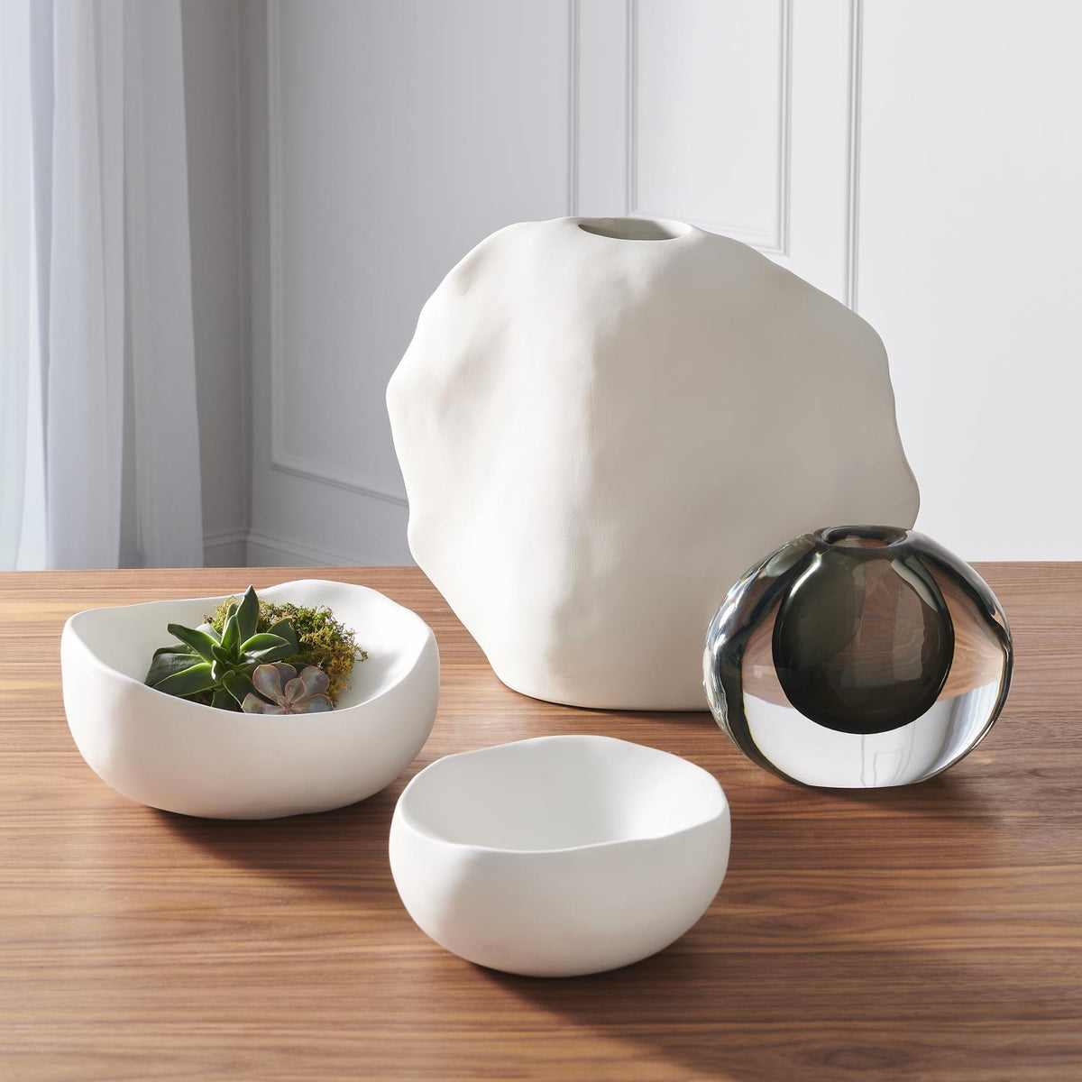 Organic White Bowl