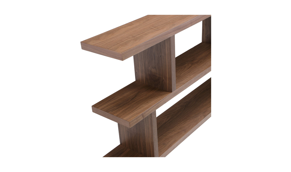Mira Wood Low Shelf