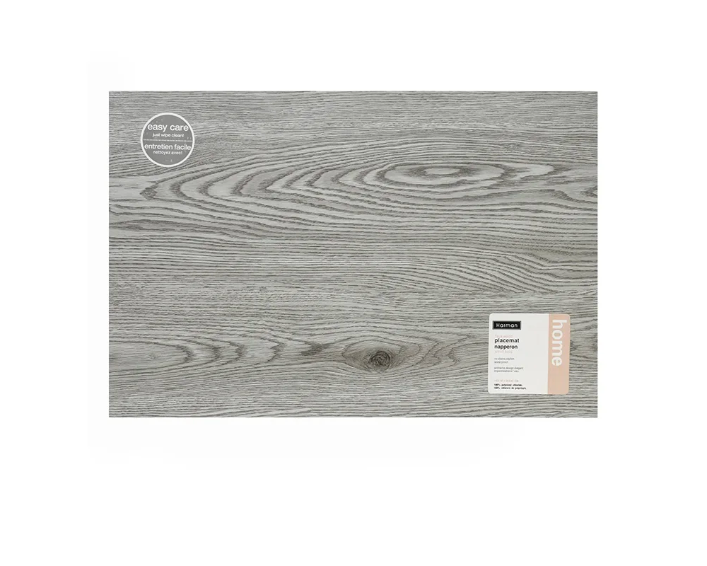 Faux Wood Placemat Ash