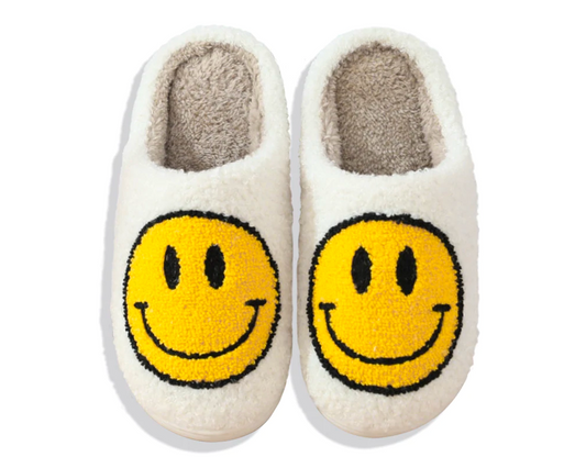 Yellow Smile Slippers